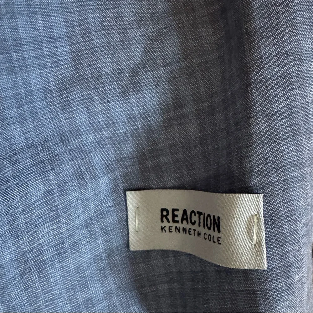 Kenneth Cole Reaction Blazer Blue Gray New with Tags Men’s 48R Plaid Suit Jacket